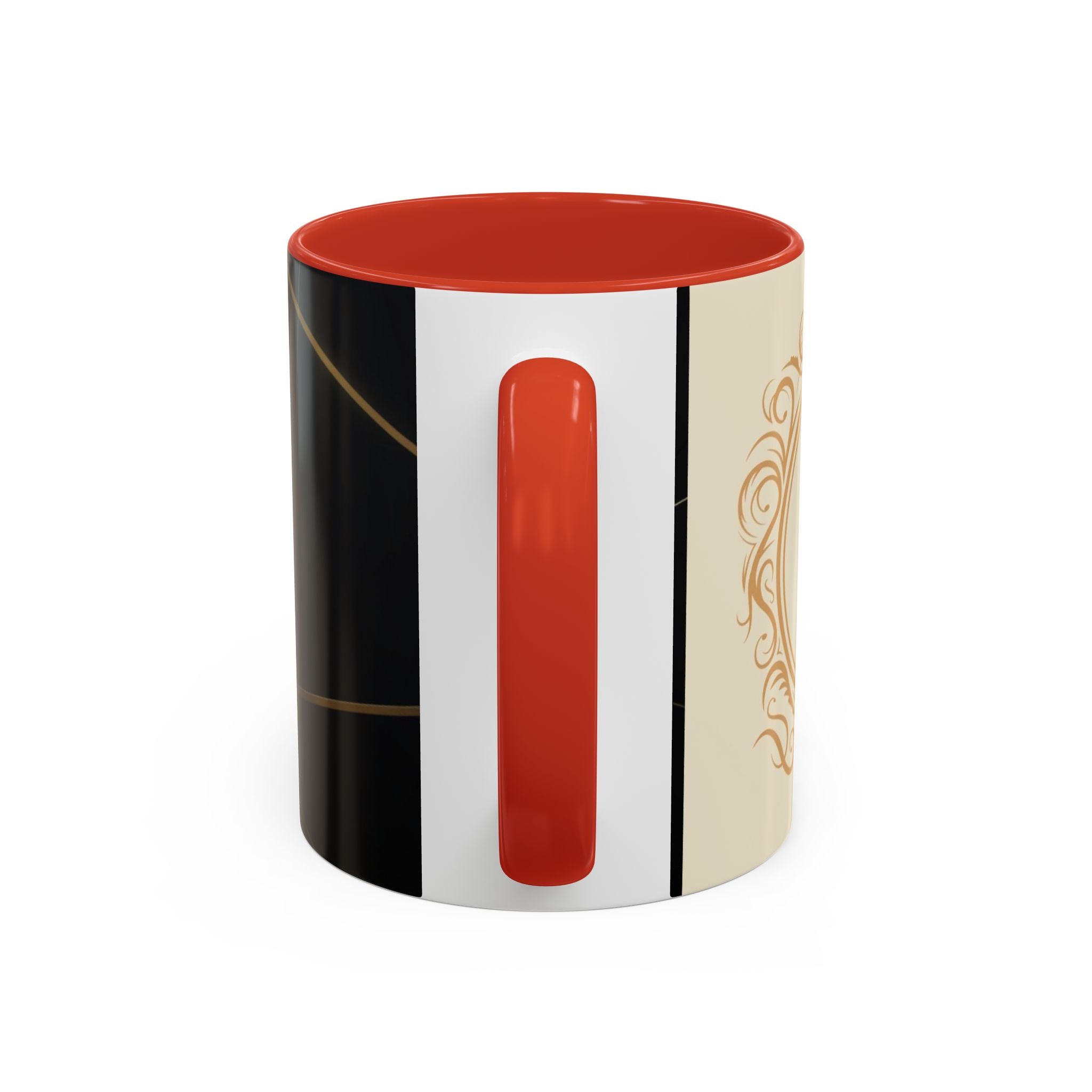 Black aesthetic ceramic mug - glossy finish coffee cup
