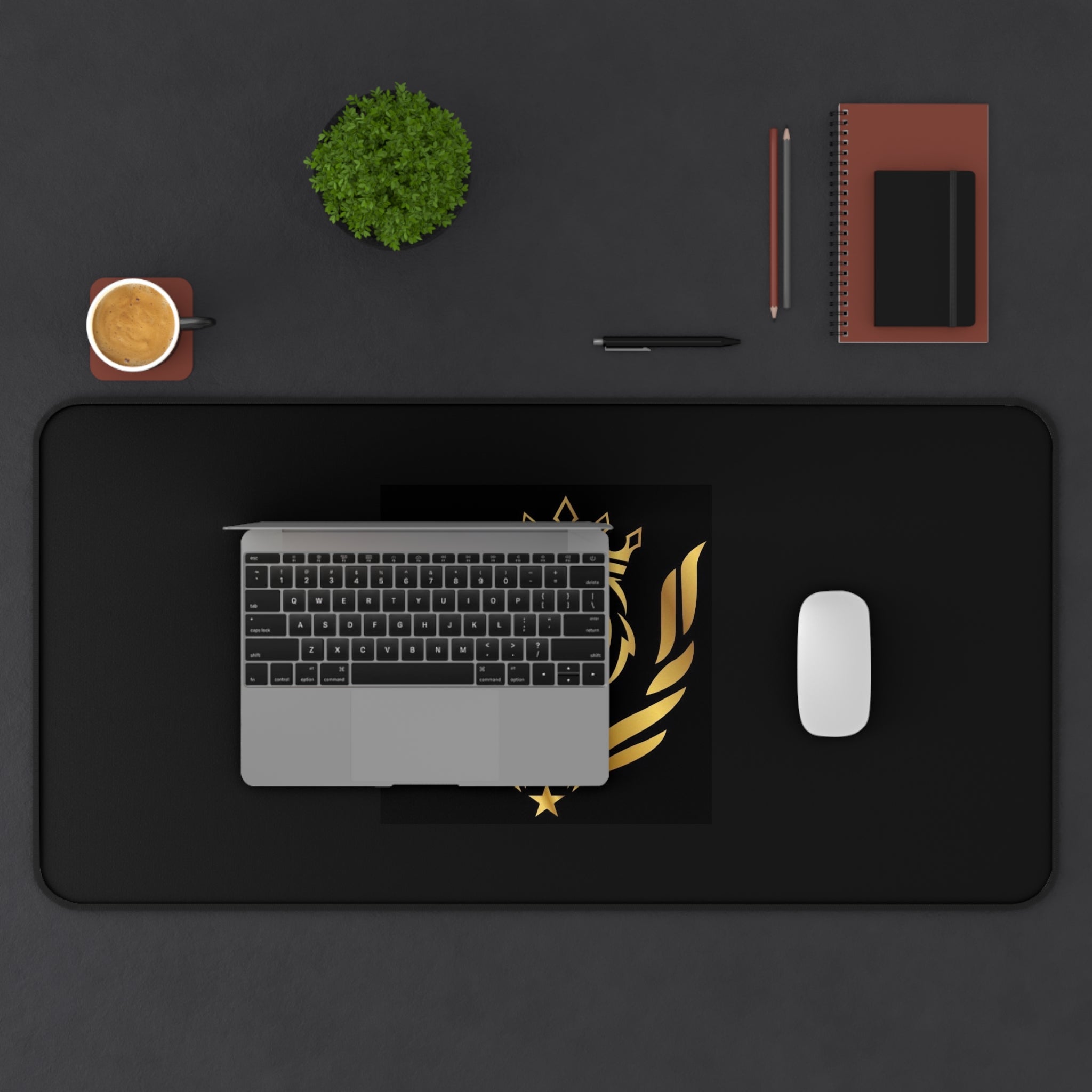 Large gaming mousepad - extended non-slip desk mat for gamers