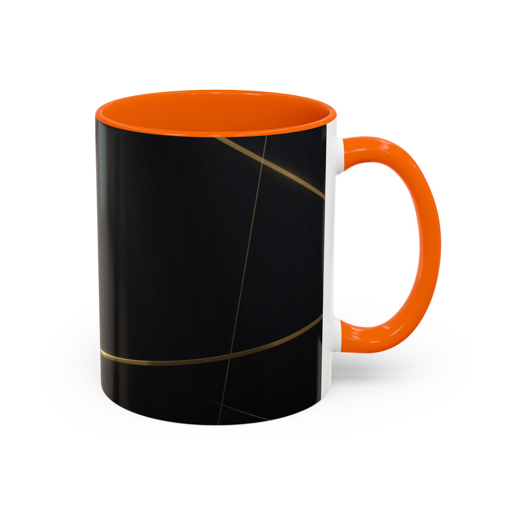 Black aesthetic ceramic mug - glossy finish coffee cup
