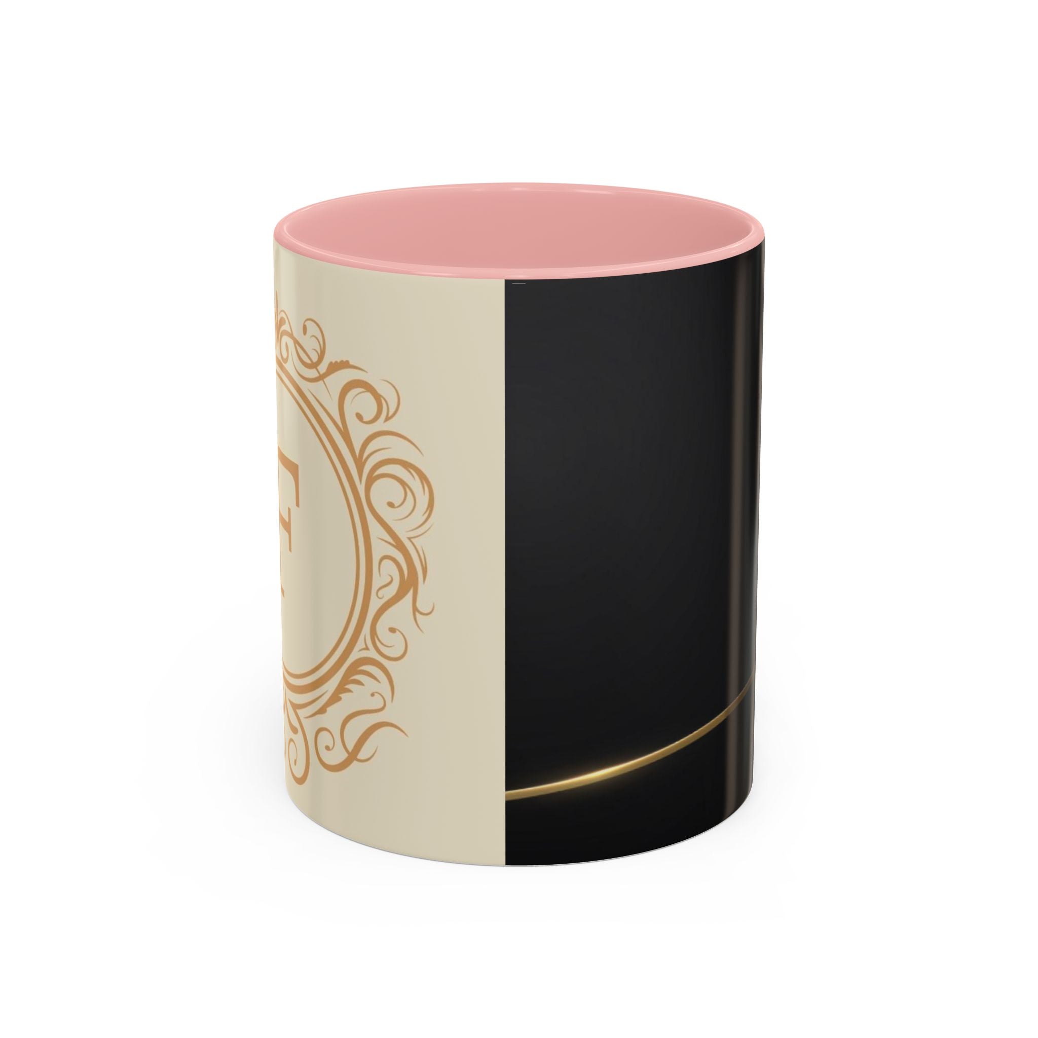 Black aesthetic ceramic mug - glossy finish coffee cup