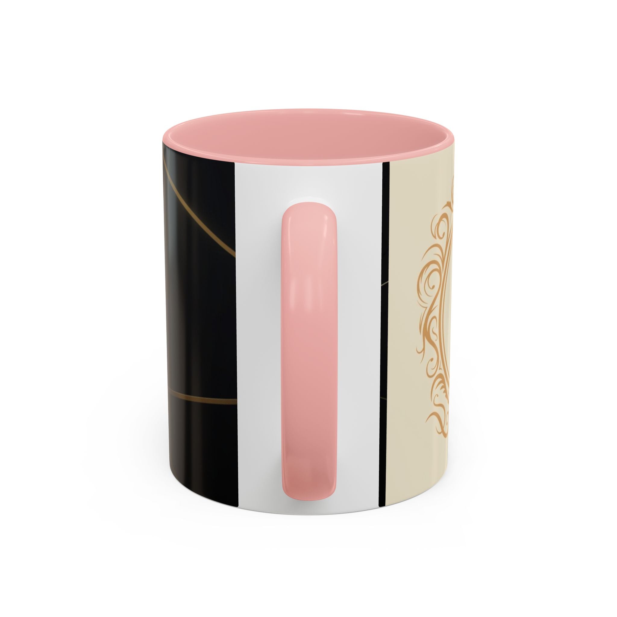 Black aesthetic ceramic mug - glossy finish coffee cup