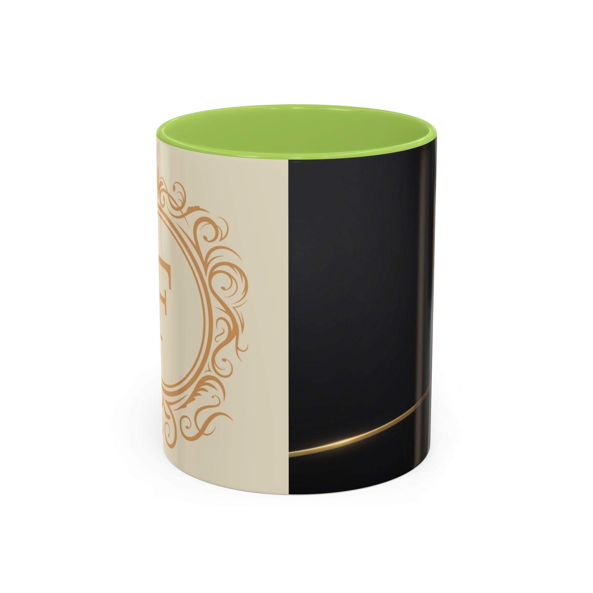 Black aesthetic ceramic mug - glossy finish coffee cup