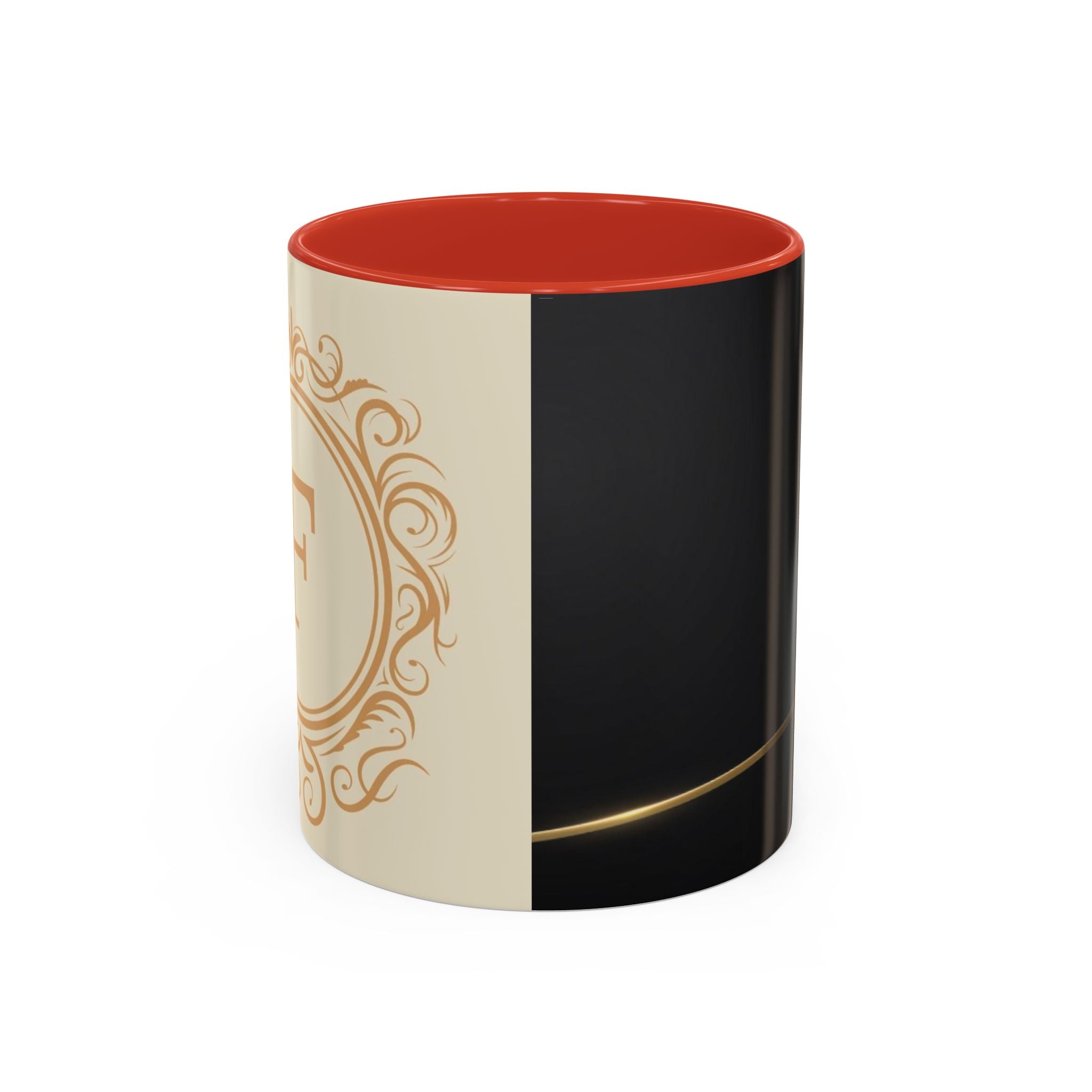 Black aesthetic ceramic mug - glossy finish coffee cup