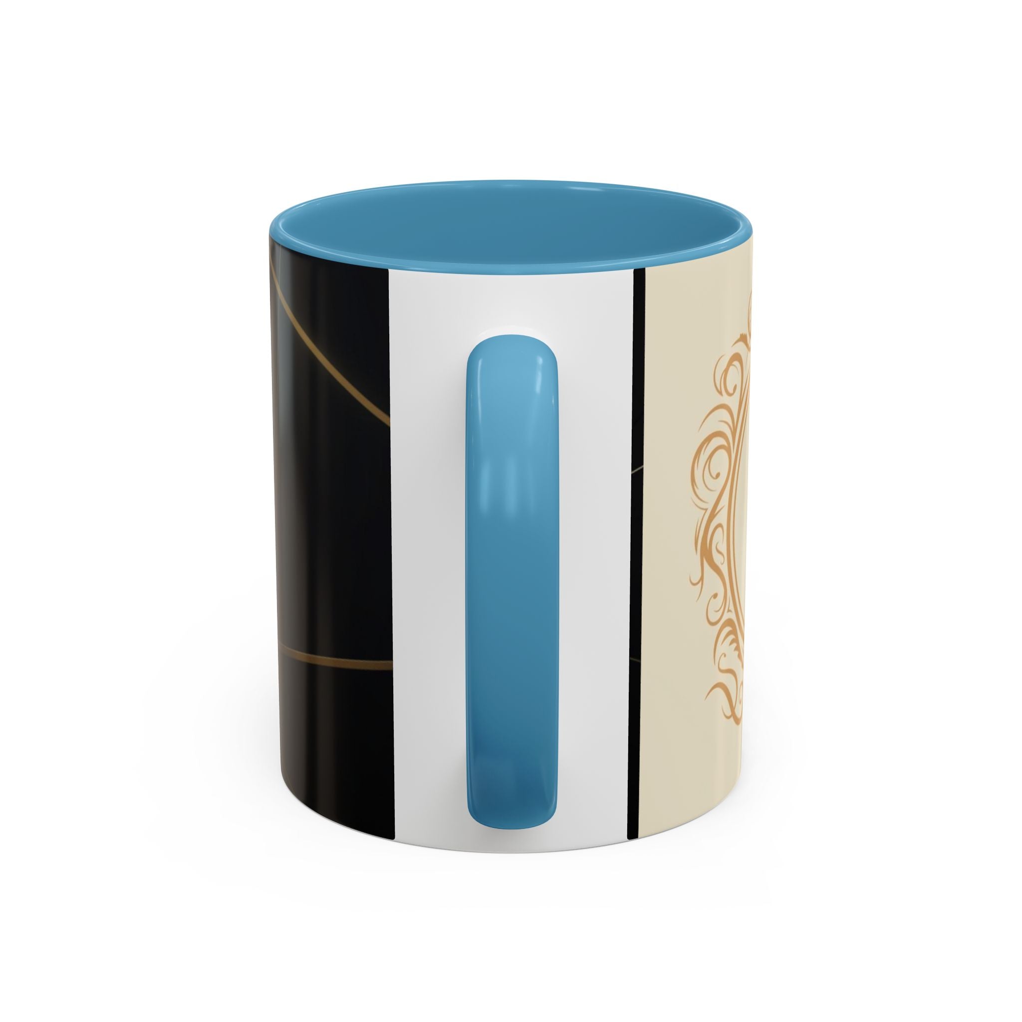 Black aesthetic ceramic mug - glossy finish coffee cup
