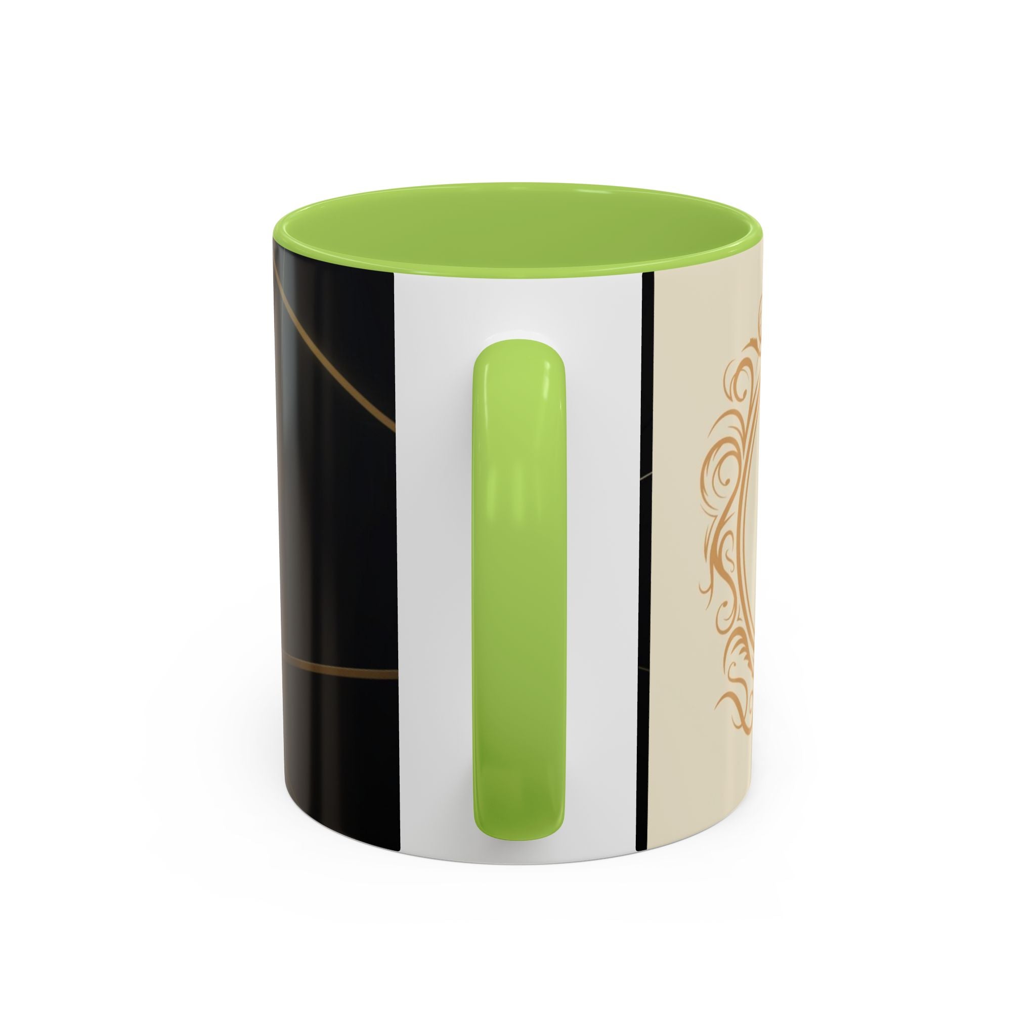 Black aesthetic ceramic mug - glossy finish coffee cup