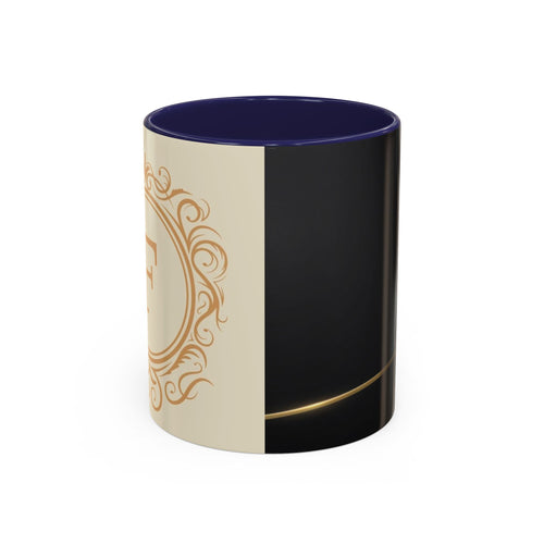 Black aesthetic ceramic mug - glossy finish coffee cup