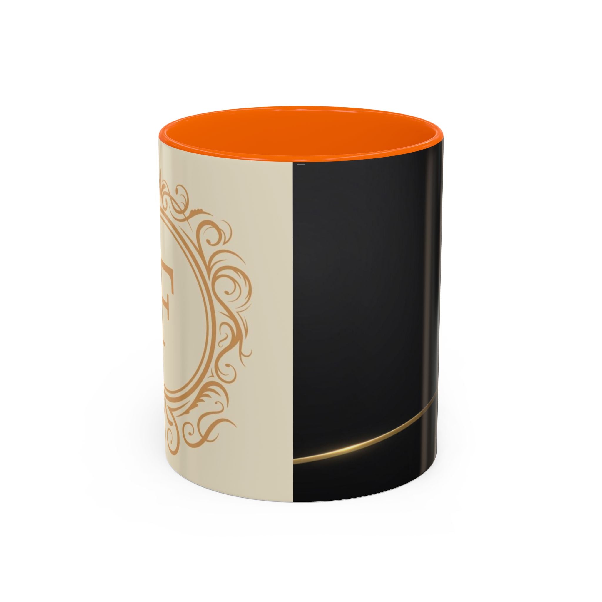 Black aesthetic ceramic mug - glossy finish coffee cup