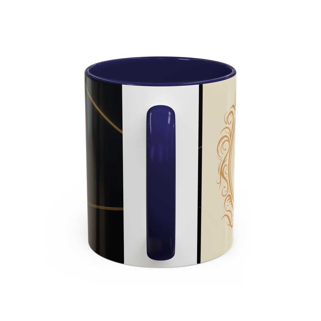 Black aesthetic ceramic mug - glossy finish coffee cup
