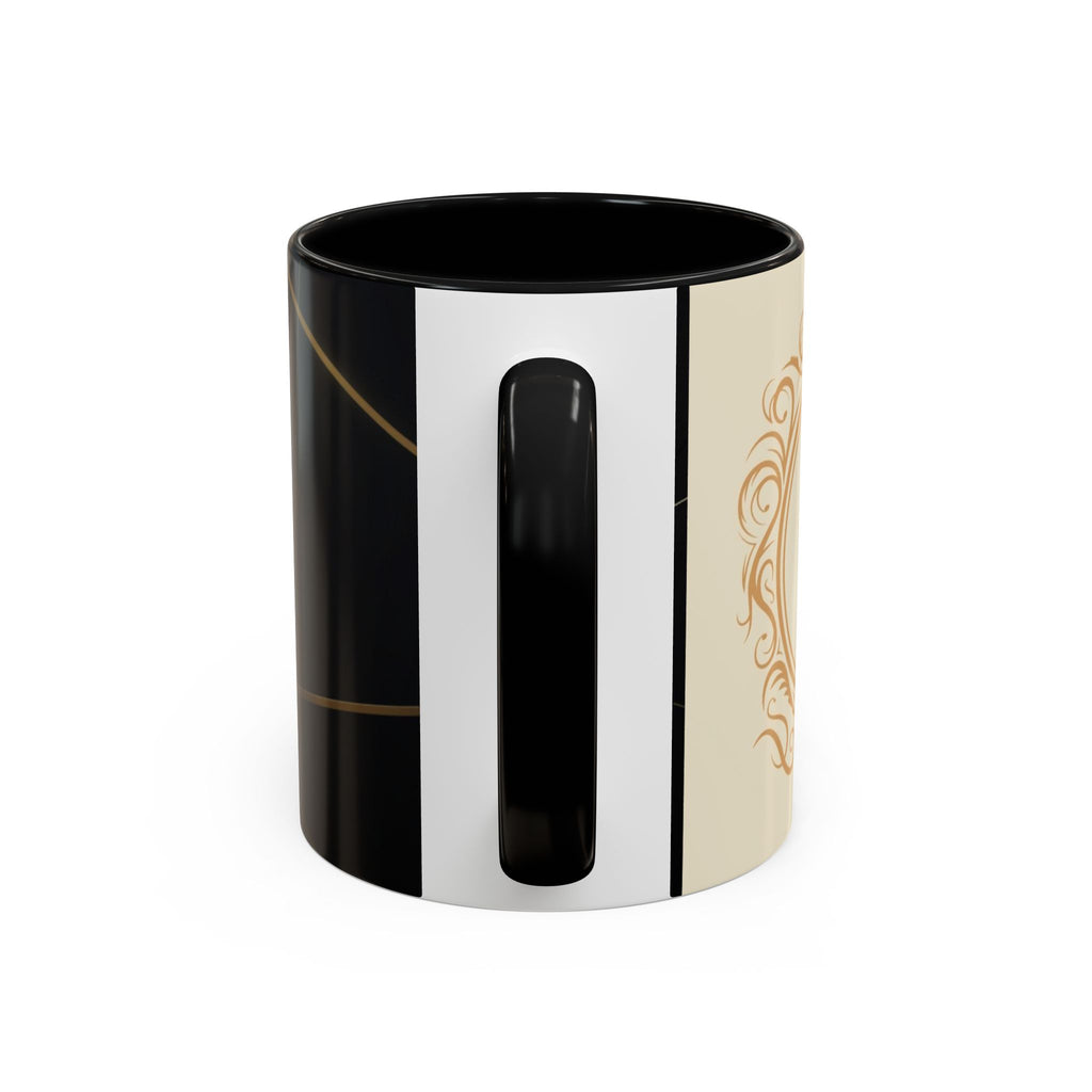 Black aesthetic ceramic mug - glossy finish coffee cup
